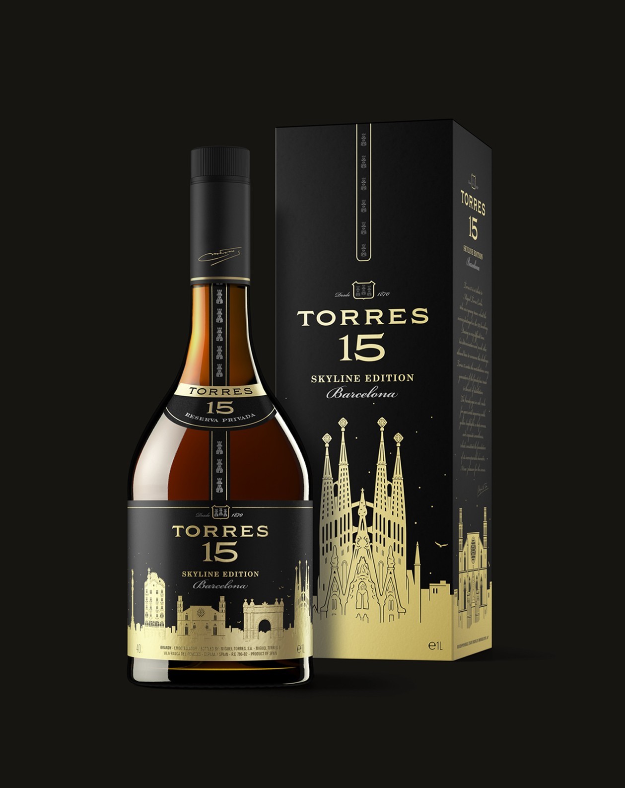 Torres 15 Skyline Edition Packaging Design