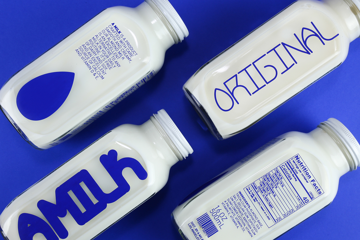 Concept for Almond Milk Drink Branding and Packaging Design