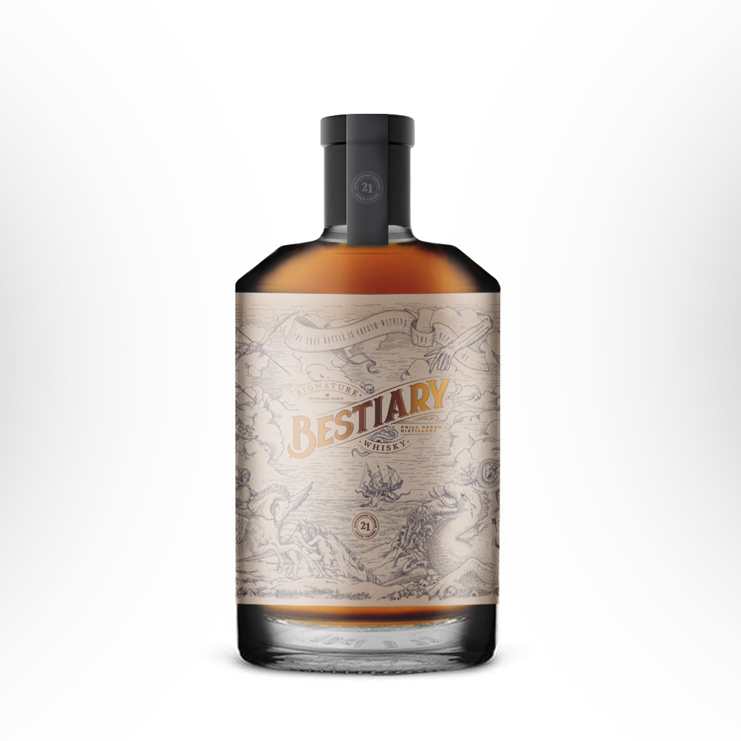 Whisky Label Design Concept Inspired in Old World