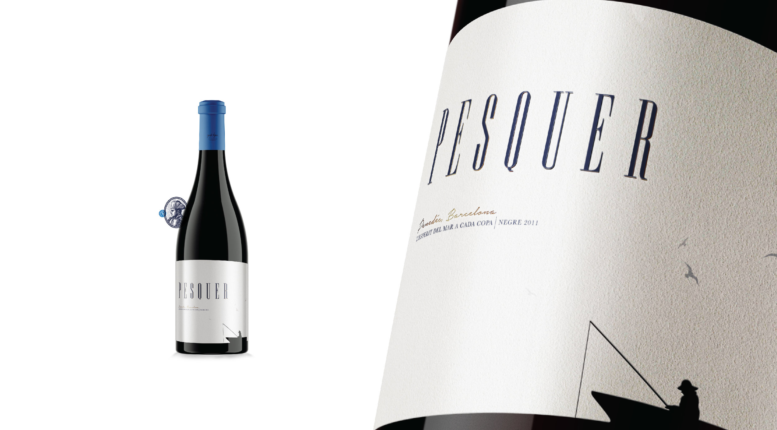 El idealista – Pesquer Wine label (Self Published)