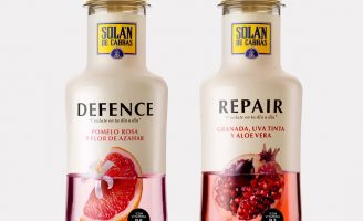 Spanish Packaging Design for Functional Fruit Waters with Health Benefits
