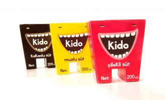 Brand Identity and Packaging Designed for Kido Milk Products