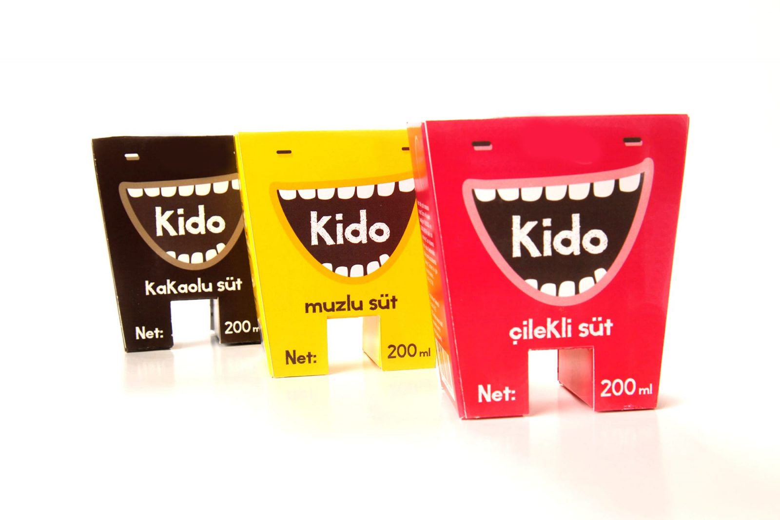 Brand Identity and Packaging Designed for Kido Milk Products