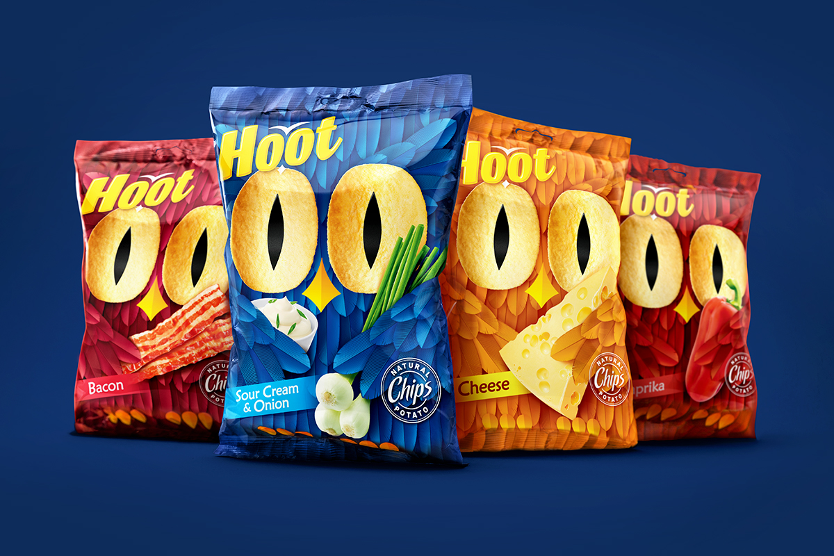 Brand Identity and Packaging Design Built Around the Brand Character Hoot