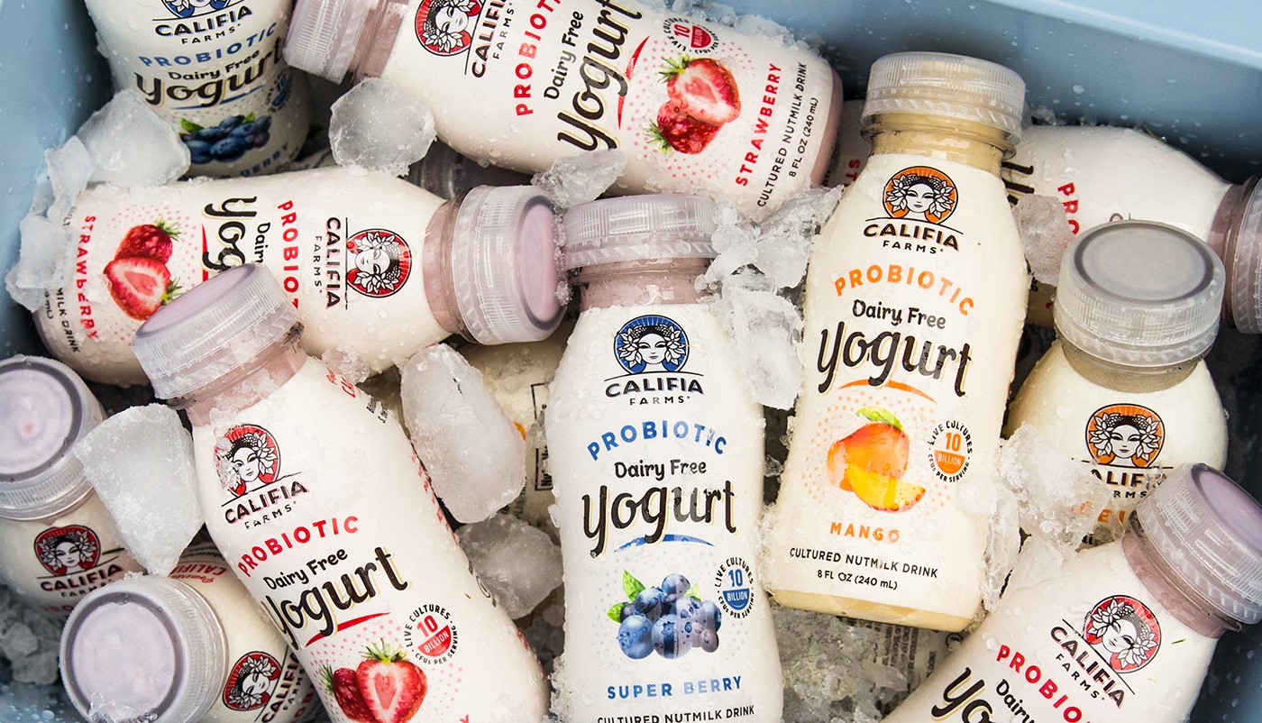Probiotic Dairy-Free Yogurt Drinks Packaging Design