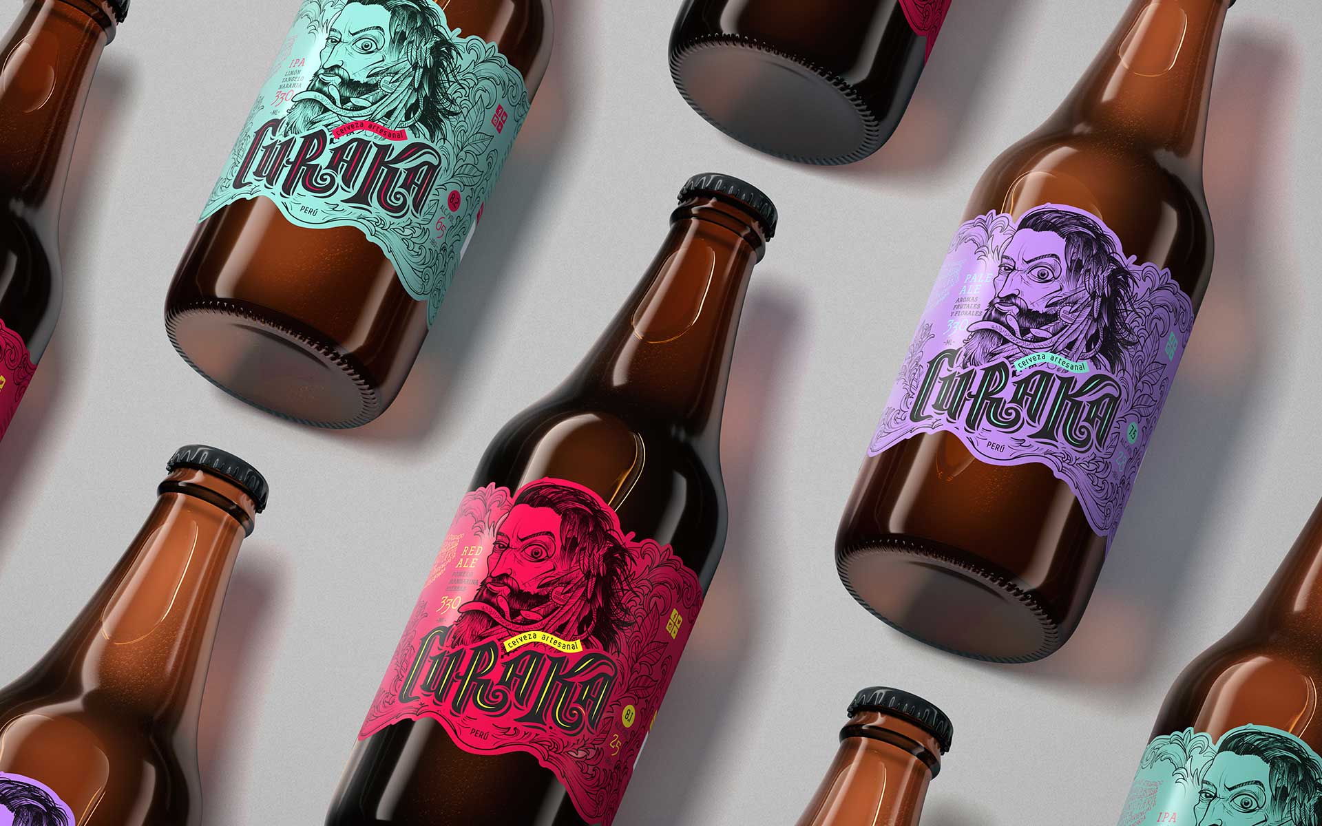 New Brand and Label Design for a Craft Beer in Lima, Perú