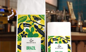 Coffee Packaging Design for Independent Coffee Shop and Bakery based in the UK