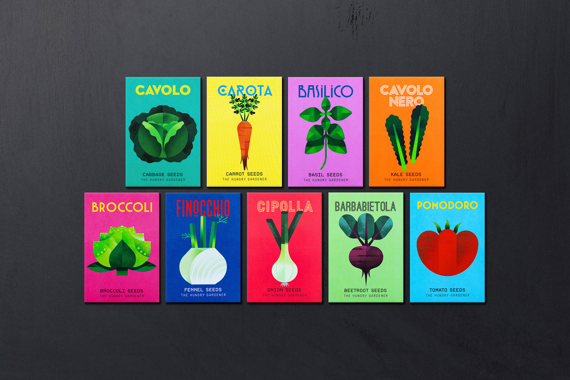 The Hungry Gardener Plant Seed Packaging
