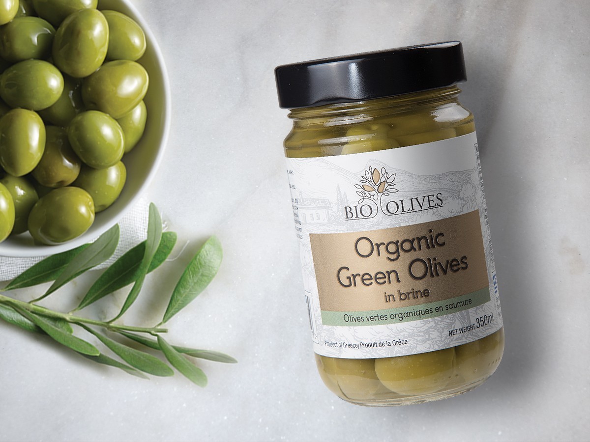 Packaging Design for Biolives Superior Quality Organic Olives