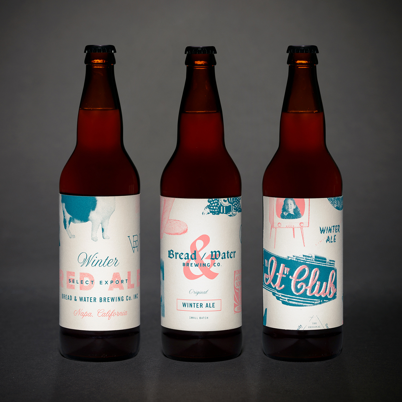 Bread and Water Brewing Company Package Design