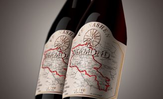 Diamond Wine Label Design from Armenia