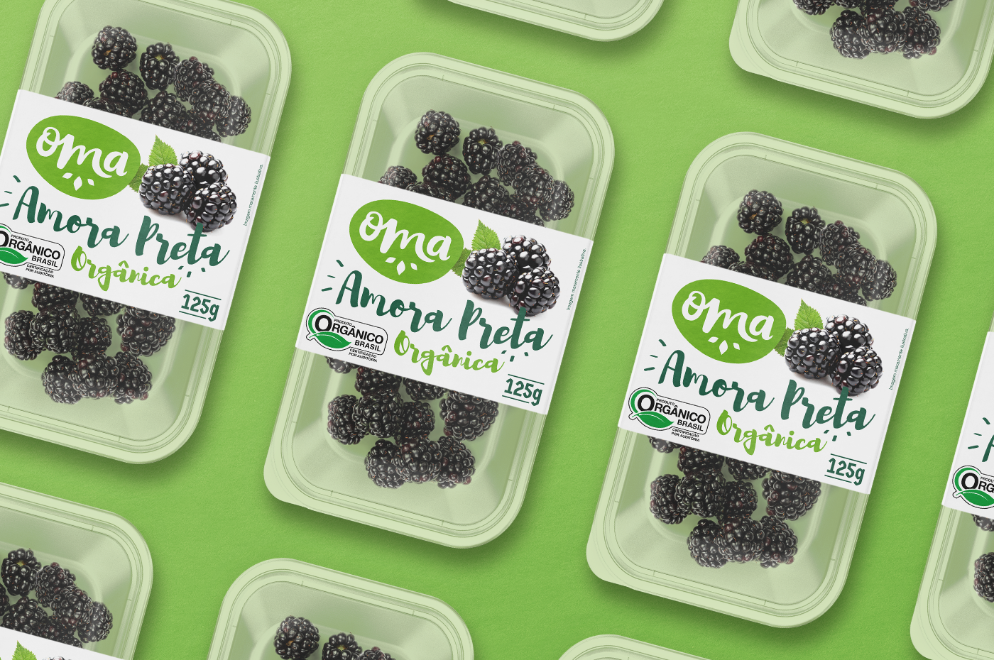 Brand Identity and Label Packaging Design for Organics Refresh Food