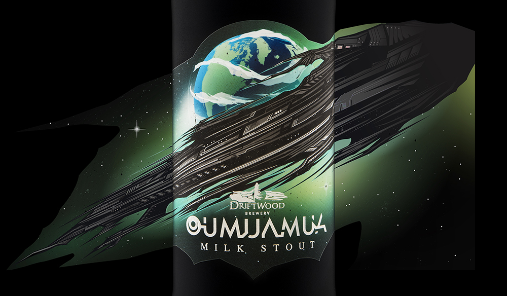 Canadian Milk Stout Named After the First Known Interstellar Object