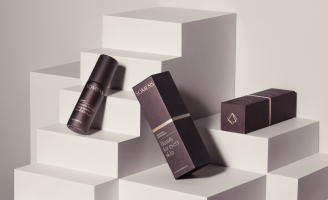 Distinct Visual Brand Language for Unisex Luxury Beauty Treatments