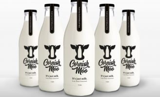 Branding and Packaging Design for Milk Producer Cornish Moo