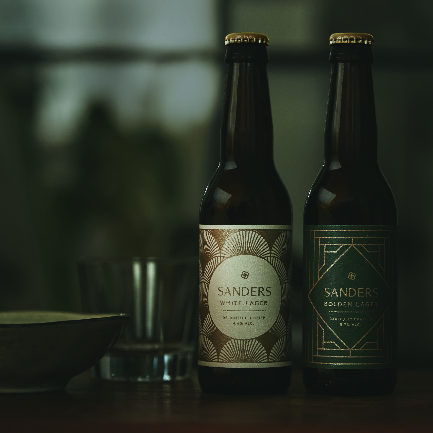 Two Custom Designed Beers Created by Kontrapunkt for Boutique Hotel Experience