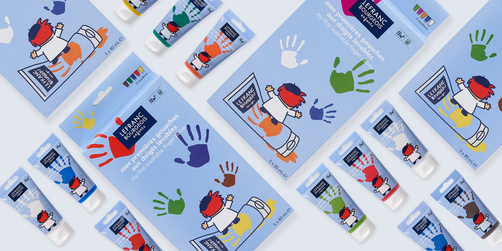 Lewis Moberly Delivers Authentic New Identity for Children’s Art Materials Range, Lefranc Bourgeois Enfants