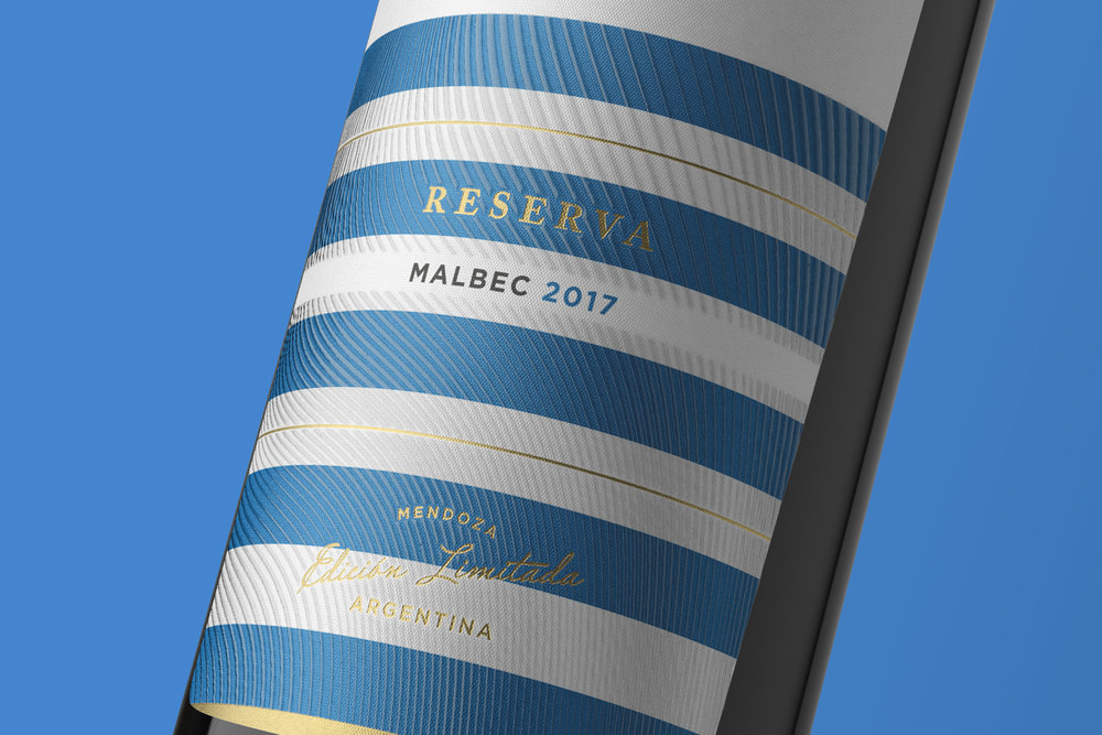 Wine Label Packaging Design Created for those World Cup Moments