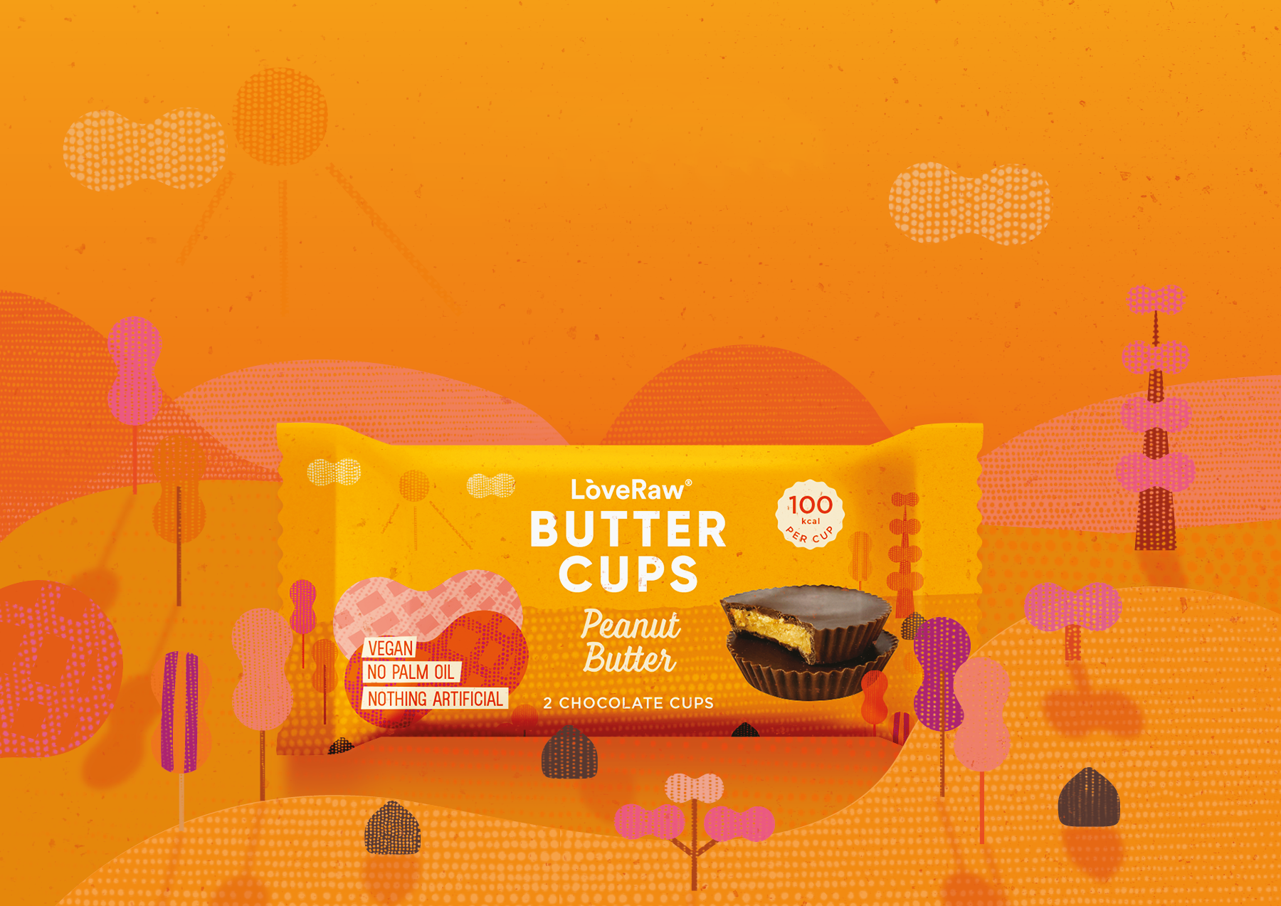 Refreshed Brand Design for Trusted LoveRaw Butter Cups