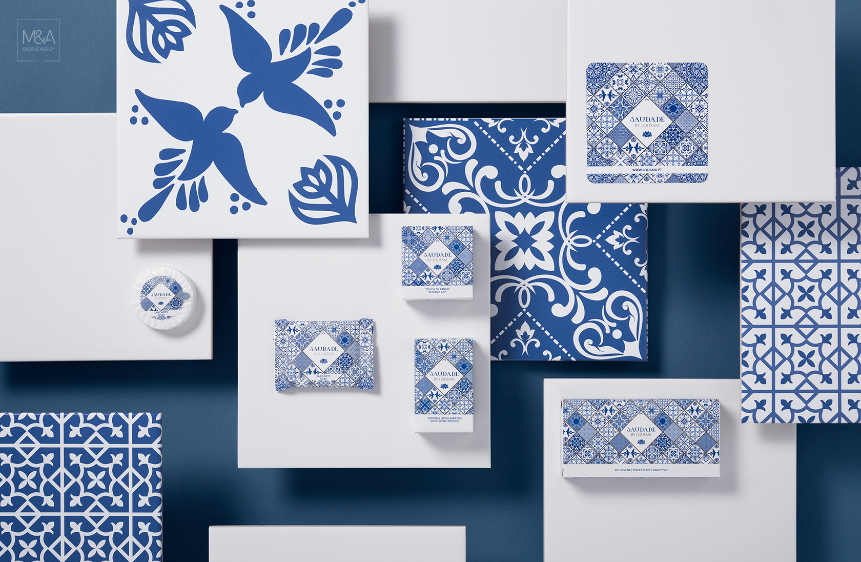 Portuguese tiles give life to the new collection of Luxury Amenities