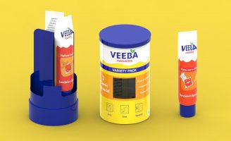 Interactive Packaging for Veeba Sauce Tubes