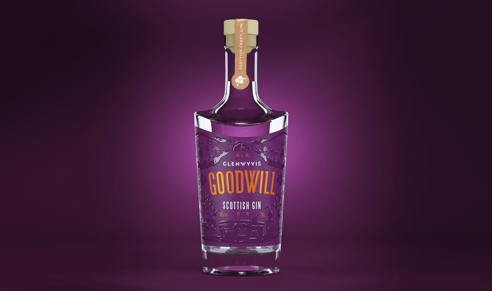 GoodWill Gin From GlenWyvis Distillery, Share the GoodWill