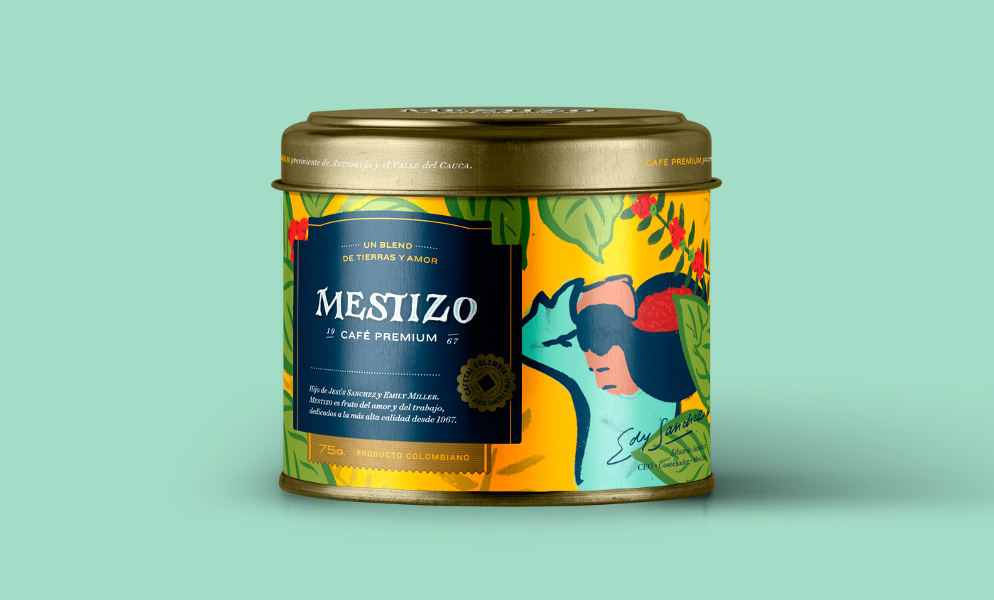 Manuele Mancini –  Mestizo Coffee Packaging (concept)