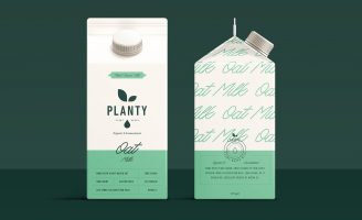 Branding and Packaging for Planty Plant Based Milk