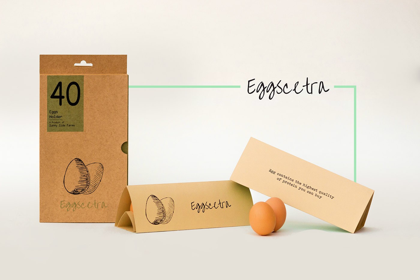 Eggscetra is an Concept Egg Packaging Design from Indian