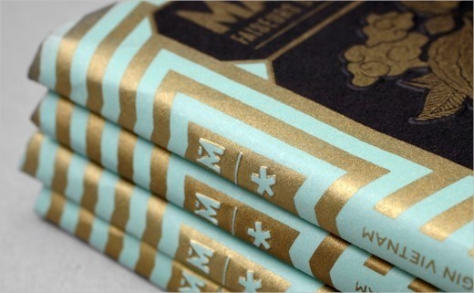 Artistic packaging for Marou chocolate