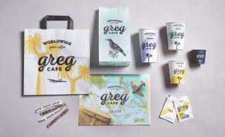 Branding for Greg Cafe, a Chain of Nationwide Coffee Shops