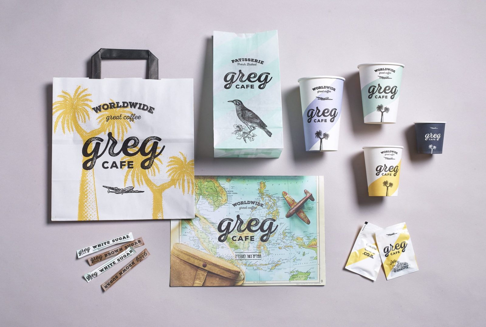 Branding for Greg Cafe, a Chain of Nationwide Coffee Shops