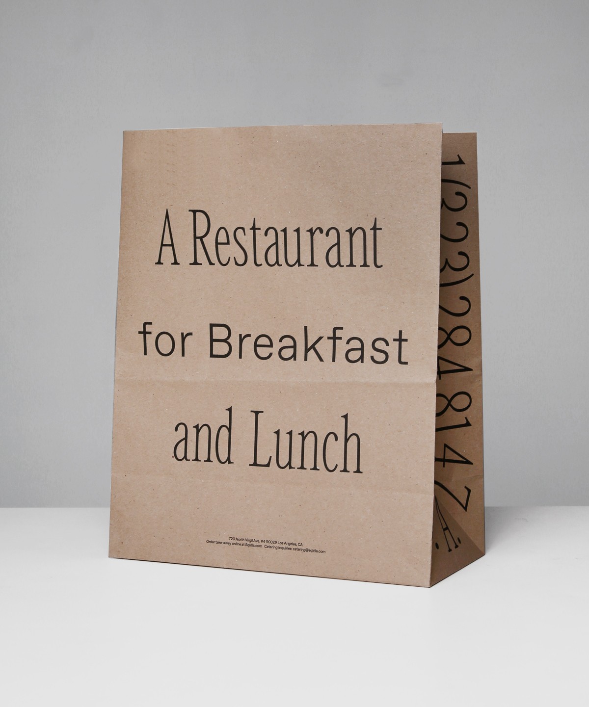 Take Away Bag Design for Bustling Restaurant in East Los Angeles