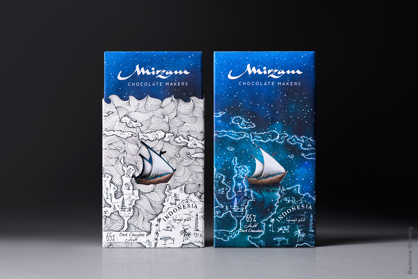 Illustrative Packaging Design Collection from Chocolate Makers from Dubai UAE