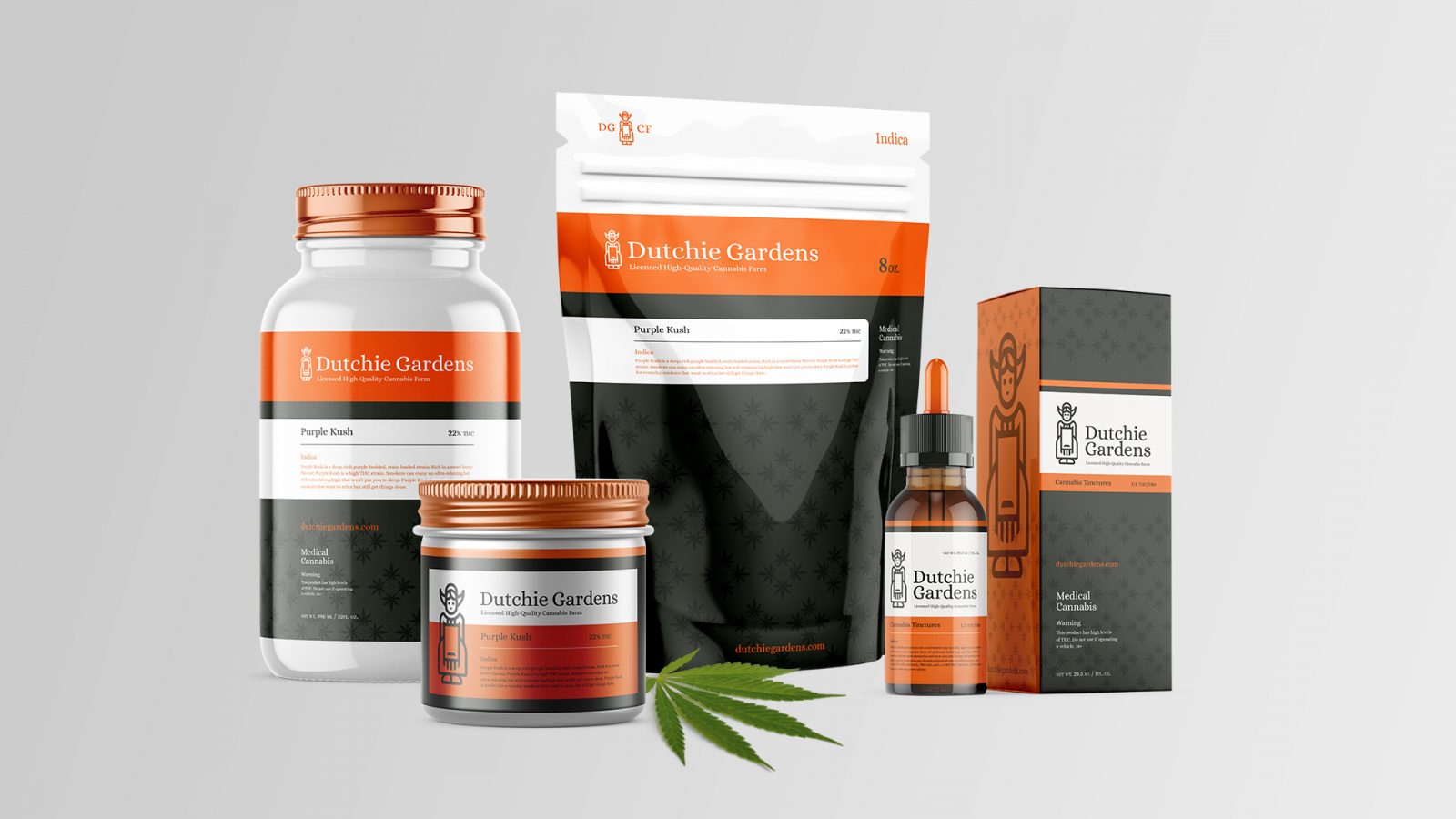 Branding and Packaging Design Concept for Licensed High-Quality Cannabis Farm from the Kingdom of Netherland