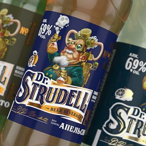 Brand Creation and Packaging Design for Dr. Studell Beer Beverages