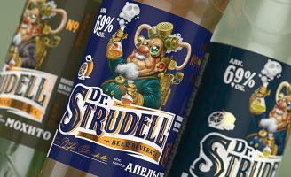 Brand Creation and Packaging Design for Dr. Studell Beer Beverages