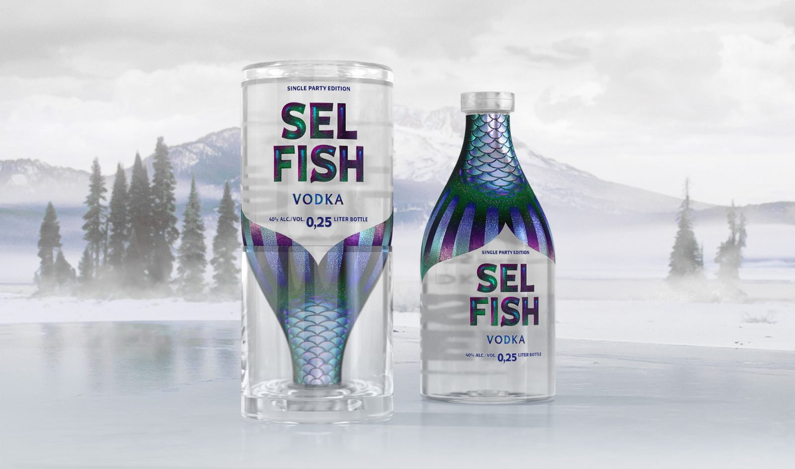 ‘Selfish’ Intriguing Design for Vodka