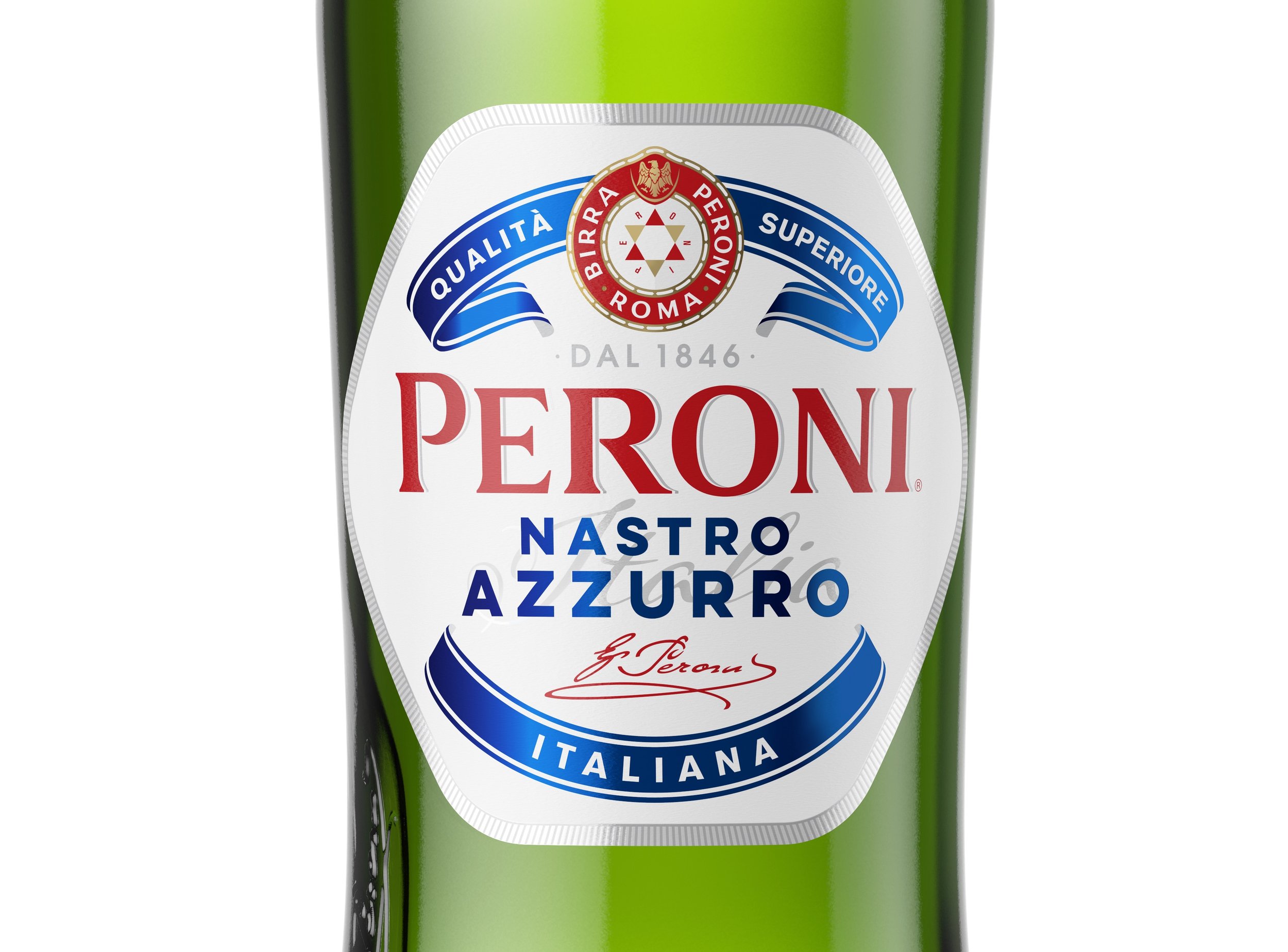 Peroni Signature Italian Beer Glass Peroni Nastro Azzurro
