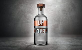 UPEND Gin Launches With Design by Nude Brand Creation