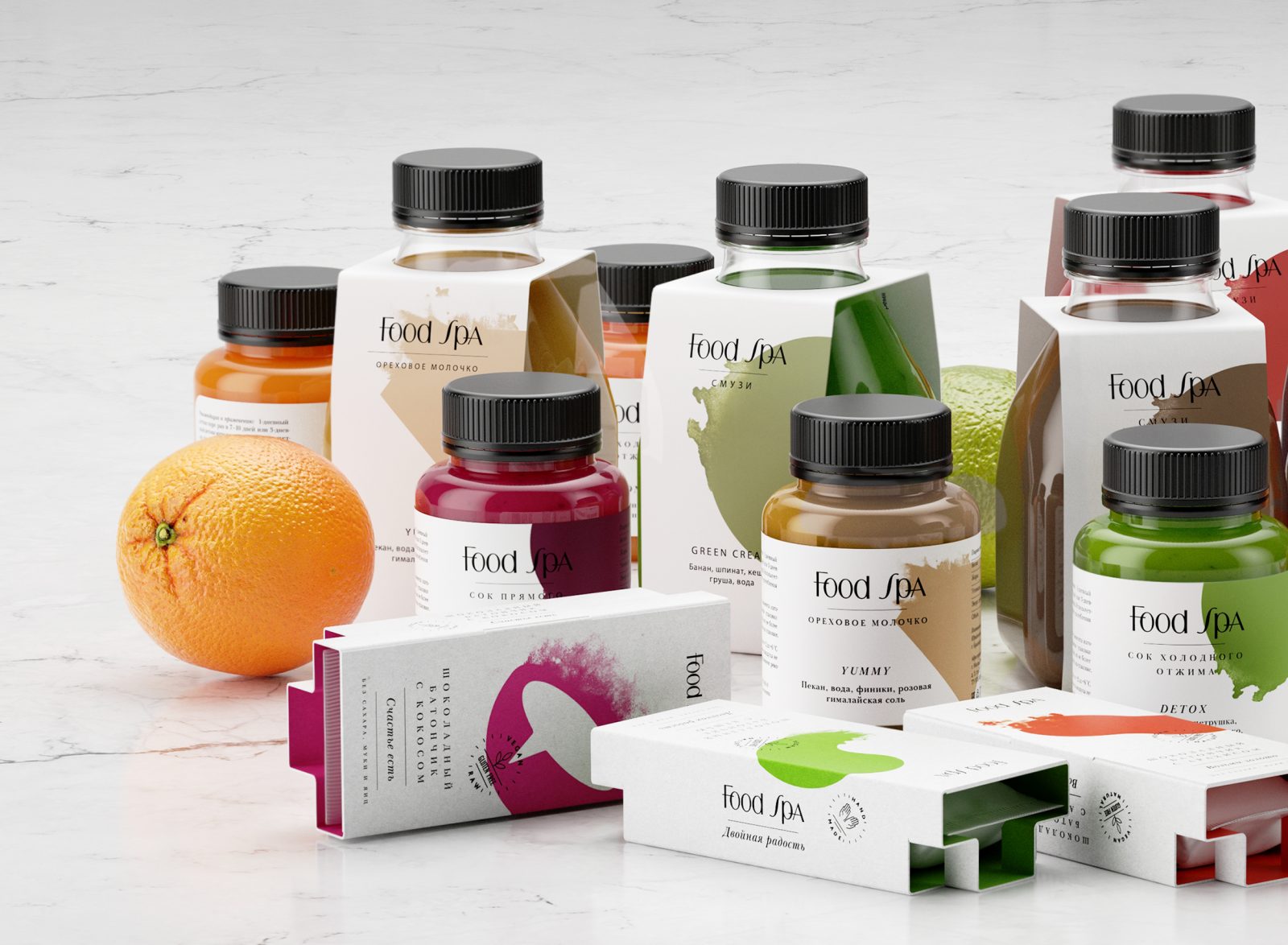 Redesign for Detox Products “Food Spa”