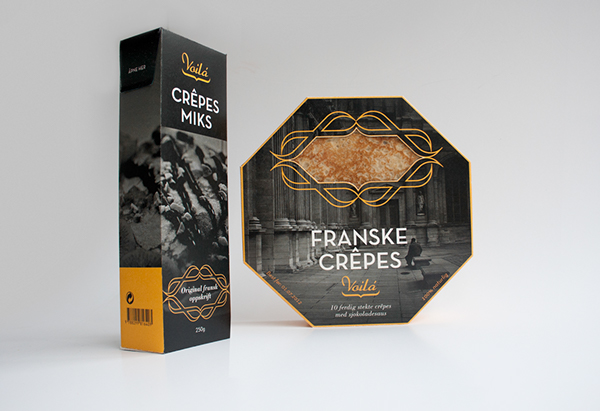 Olesya Tørum – FRANSKE CRÊPES packaging