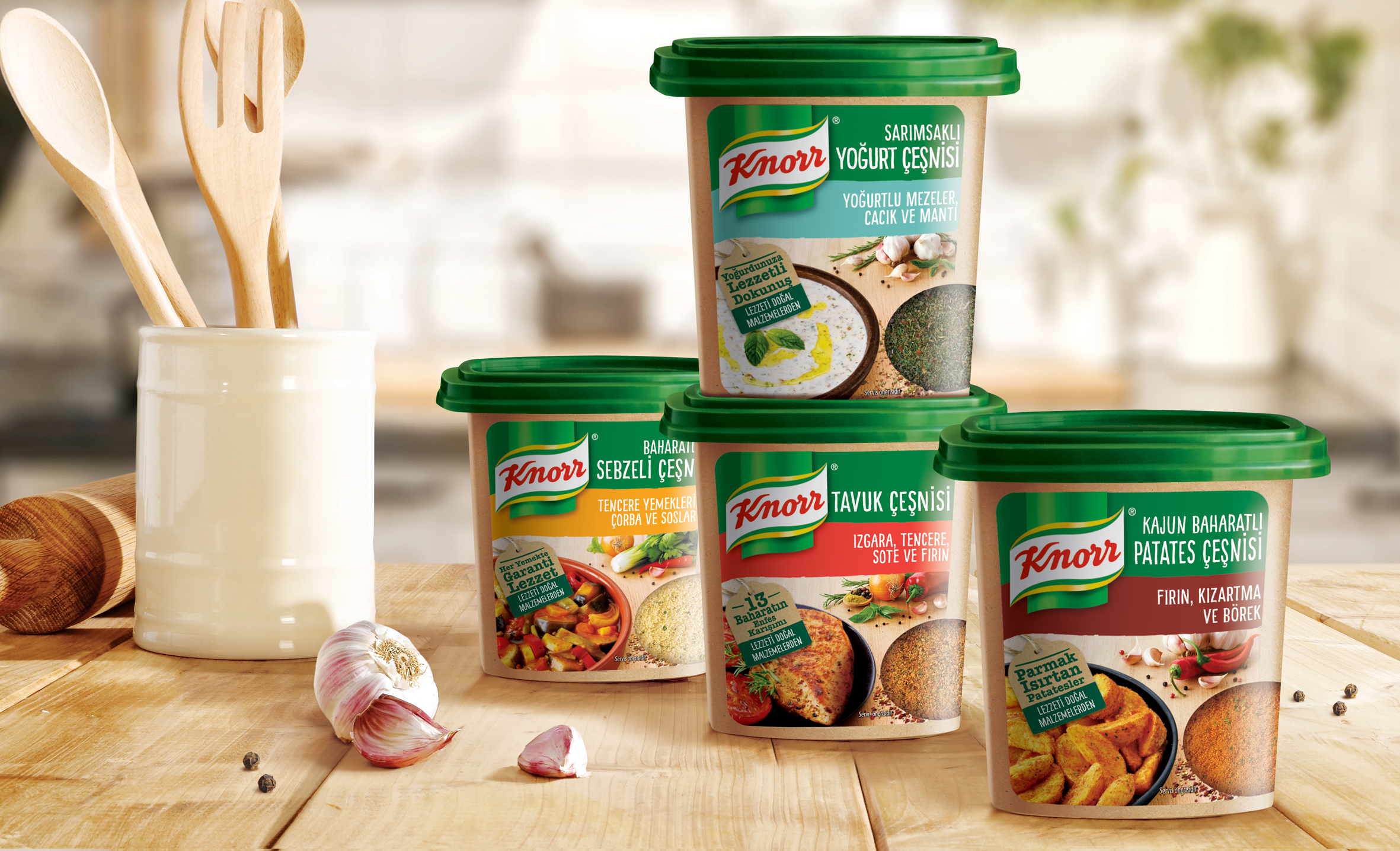 New Packaging Design for Knorr Seasoning Series in the Turkish Market
