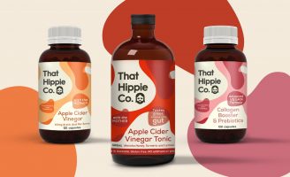 Australian Health Company Hippie Co. Packaging Design