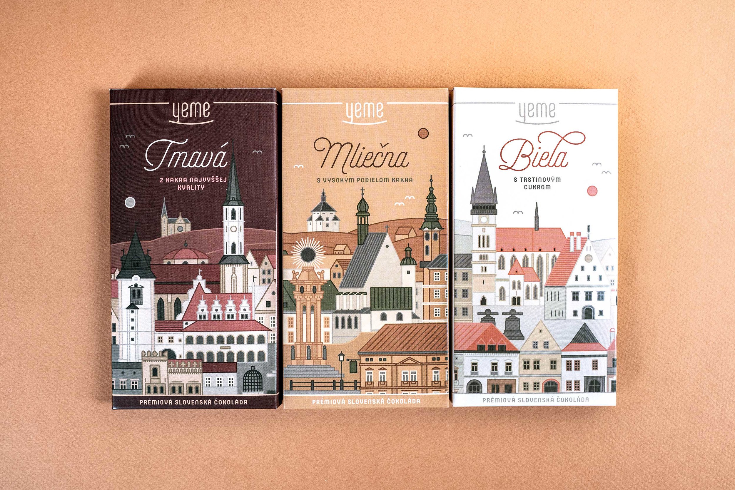 Packaging Design for Premium Slovak Chocolates