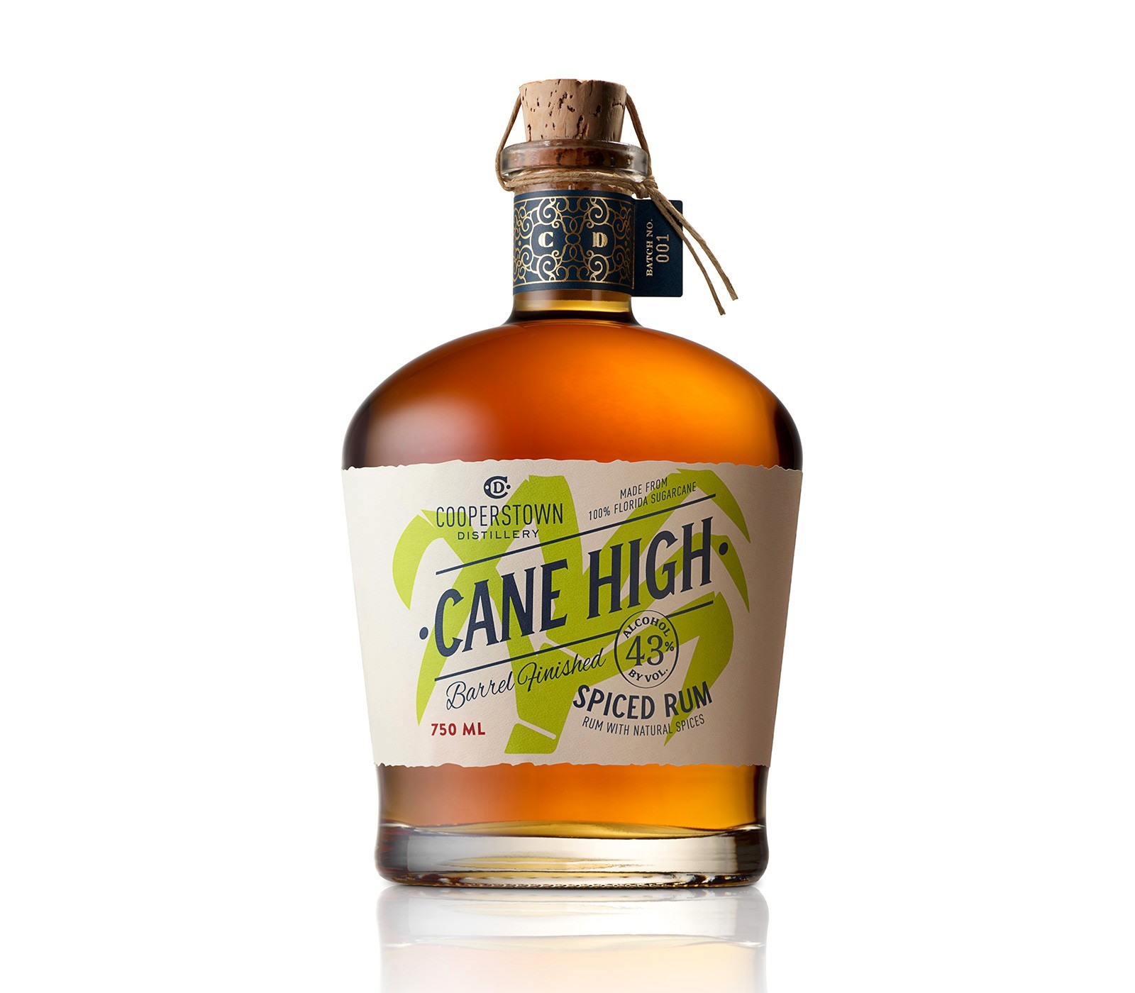Vintage Inspired Cane High Rum Brand from Cooperstown Distillery