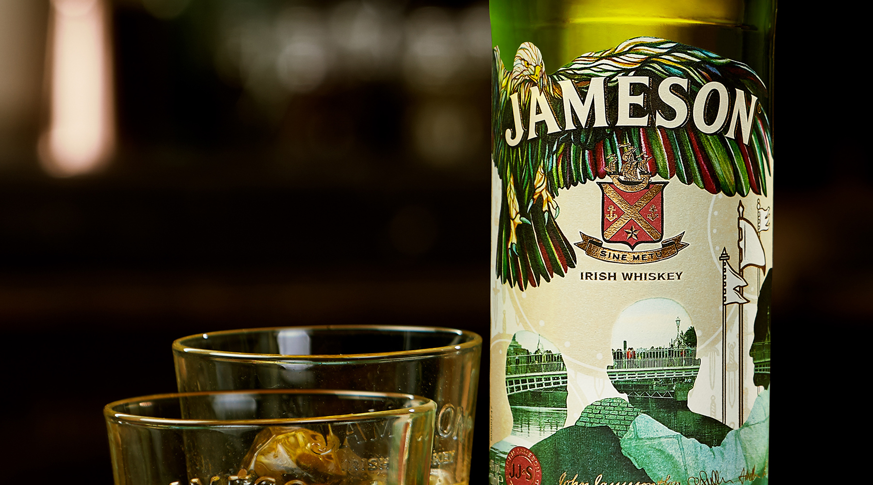 Pearlfisher’s Limited Ddition Jameson Bottle for St Patrick’s Day
