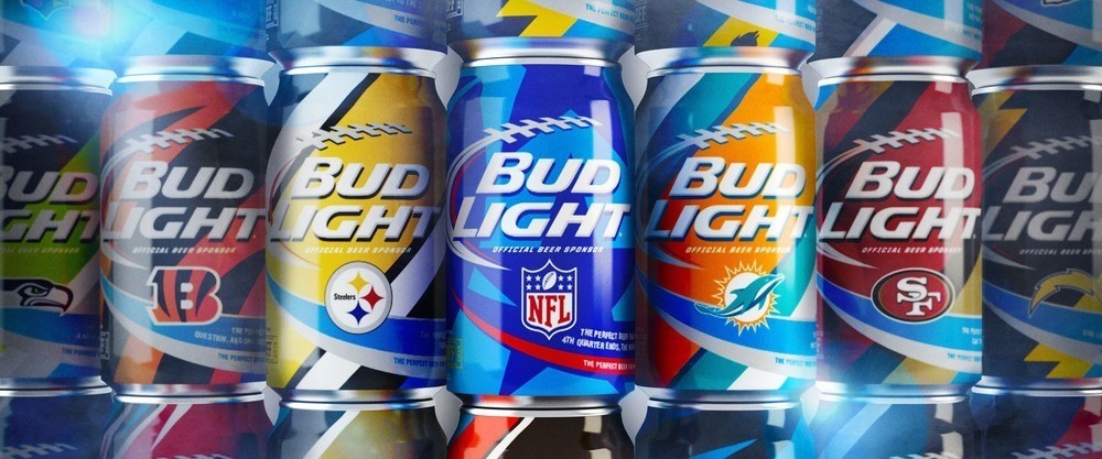 Pearlfisher – Bud Light NFL Cans