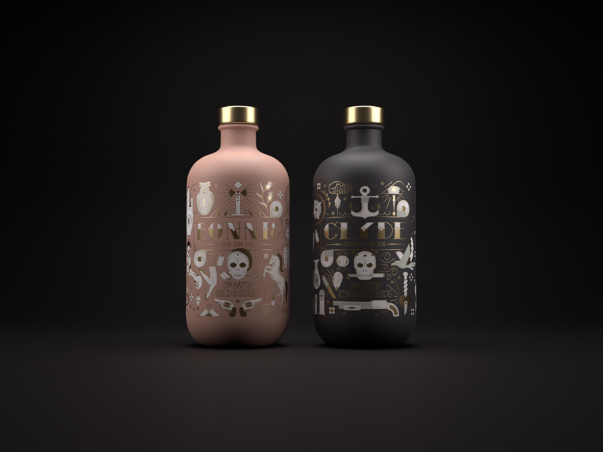 Illustrations Take on Symbolic Meanings for Deluxe Distillery Gin