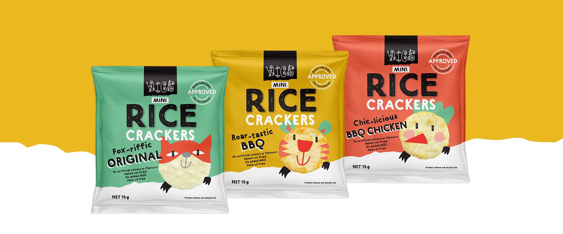 Snackfood Packaging Design Featuring Animated Characters